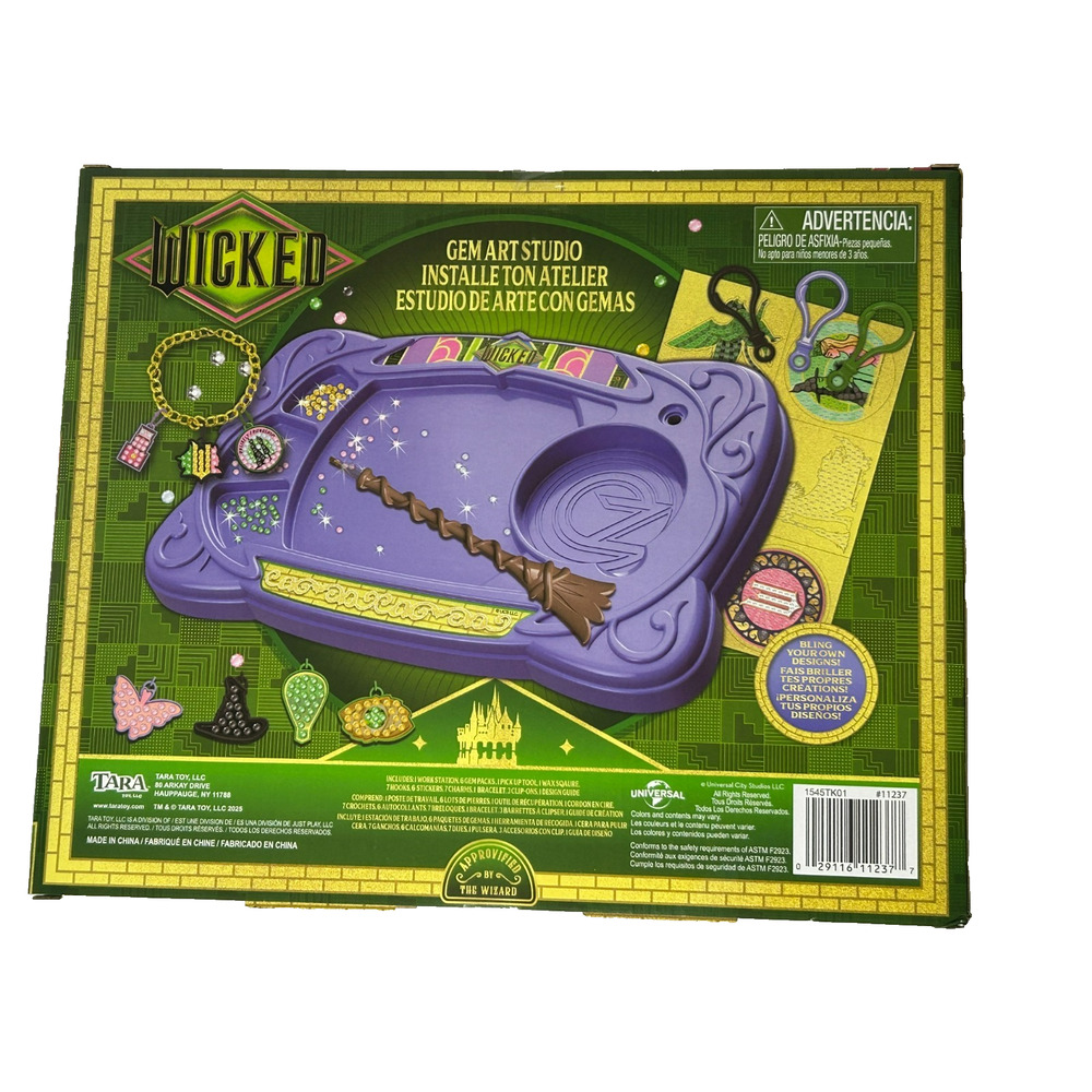 Wicked Gem Art Studio DIY Jewelry Making Kit Tara Toys New - Picture 2 of 7
